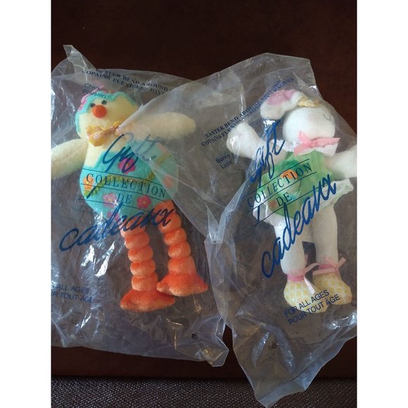 Avon Easter Chick and Bunny Plush Decor New - Picture 1 of 5